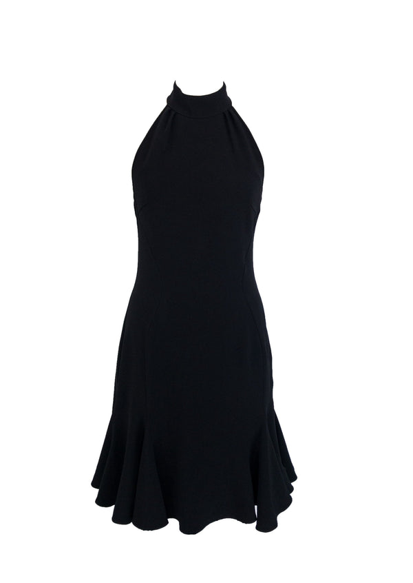 STELLA MCCARTNEY Women's Jayda black halter neck dress, 8