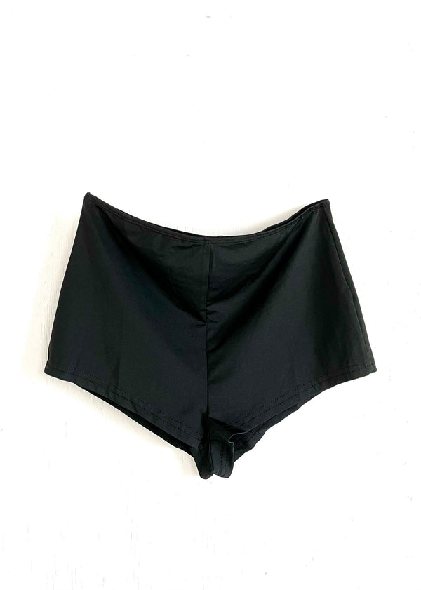 UNDERPINNINGS Women's black stretch boy shorts, NS