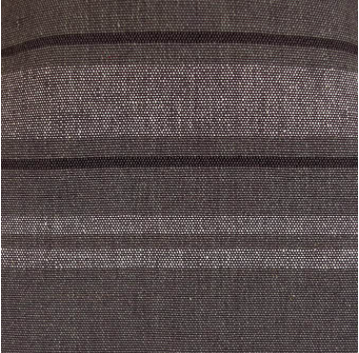DII grey cotton French stripe Chef apron w/ pocket, 33 x 28"