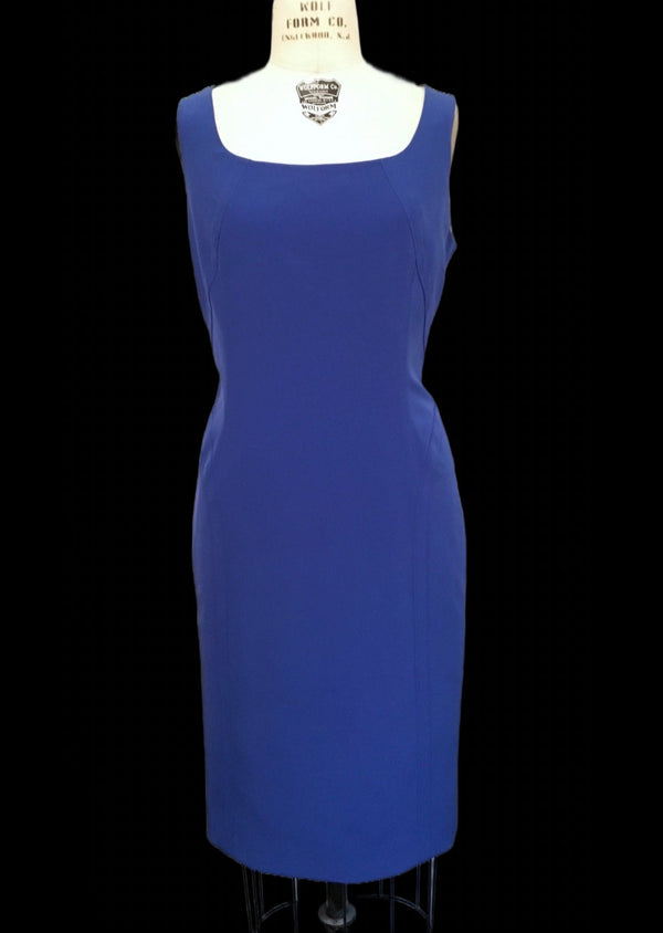 ROSS MAYER Women's royal blue sleeveless sheath dress, 8