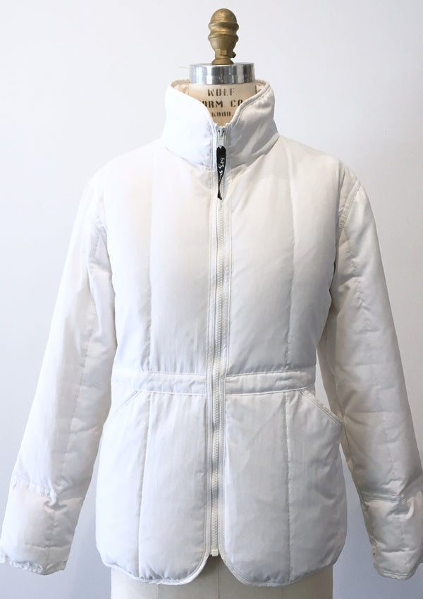 BIG STAR VINTAGE 90's Women's white puffer jacket, S