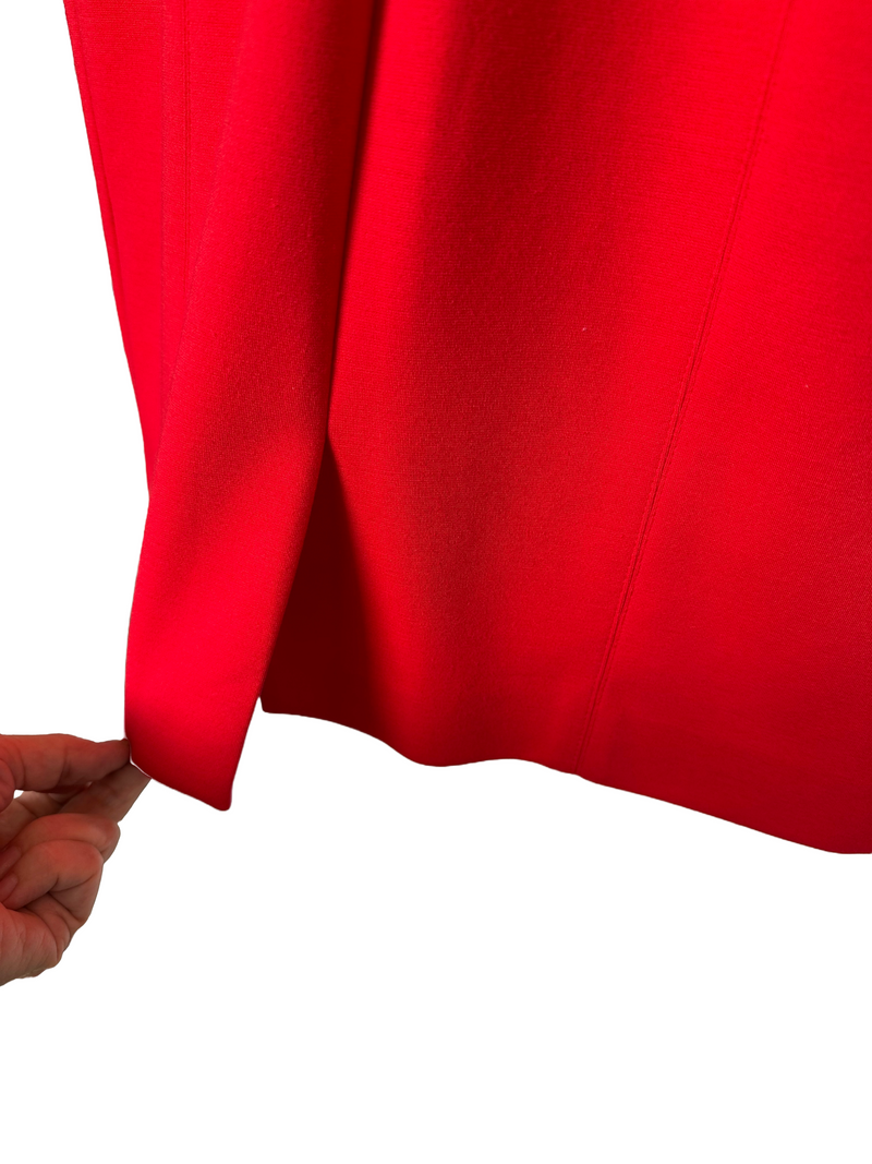 TAHARI Women's classic red sheath dress, 8