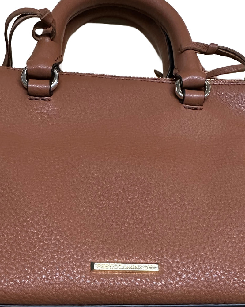 REBECCA MINKOFF NWOT almond leather 'Micro Moto' Satchel - NWOT