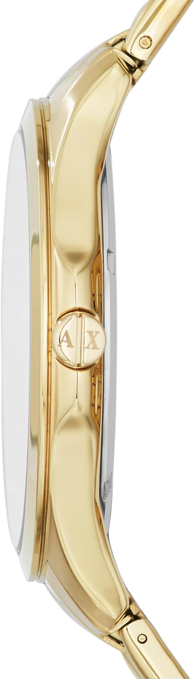 A|X Armani Exchange Men's Gold-Tone Stainless Steel Watch – 45MM
