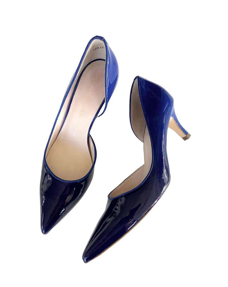 PETER KAISER "Azzurro Rosso Decra" Ombre Patent D’Orsay Pumps, 6