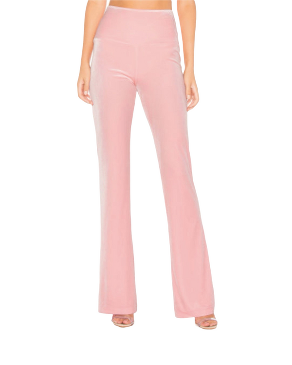 NORMA KAMALI women’s pink velvet pants, size S & M available