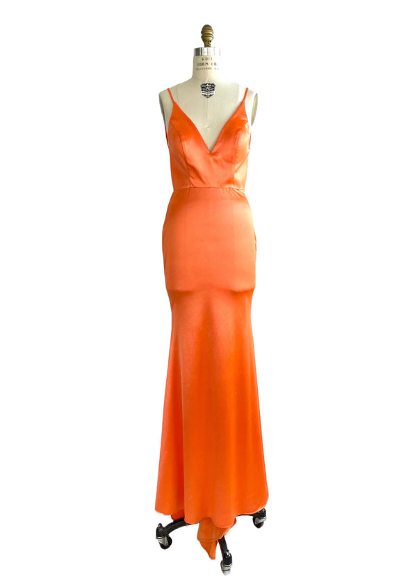 ORANGE NEON GOWN