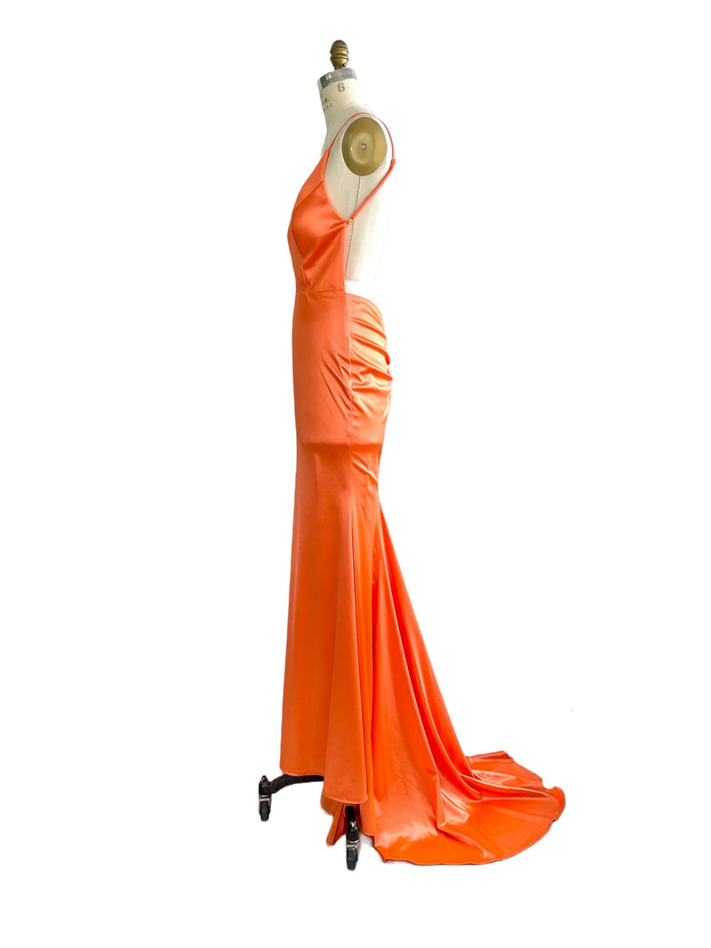 ORANGE NEON GOWN