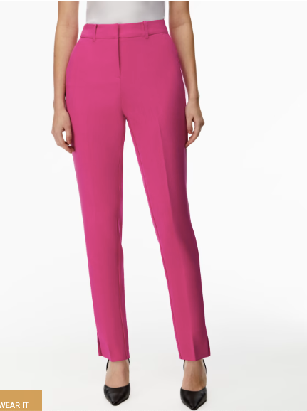 LAURA Women's magenta 1-button pant suit, 10