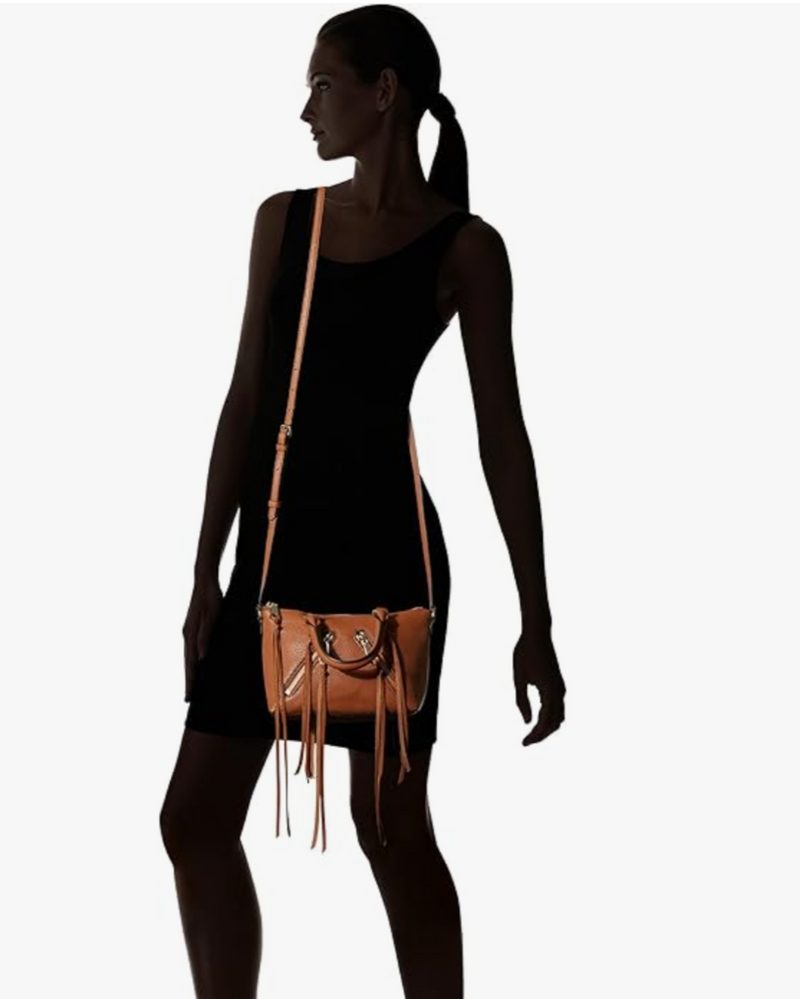 REBECCA MINKOFF NWOT almond leather 'Micro Moto' Satchel - NWOT