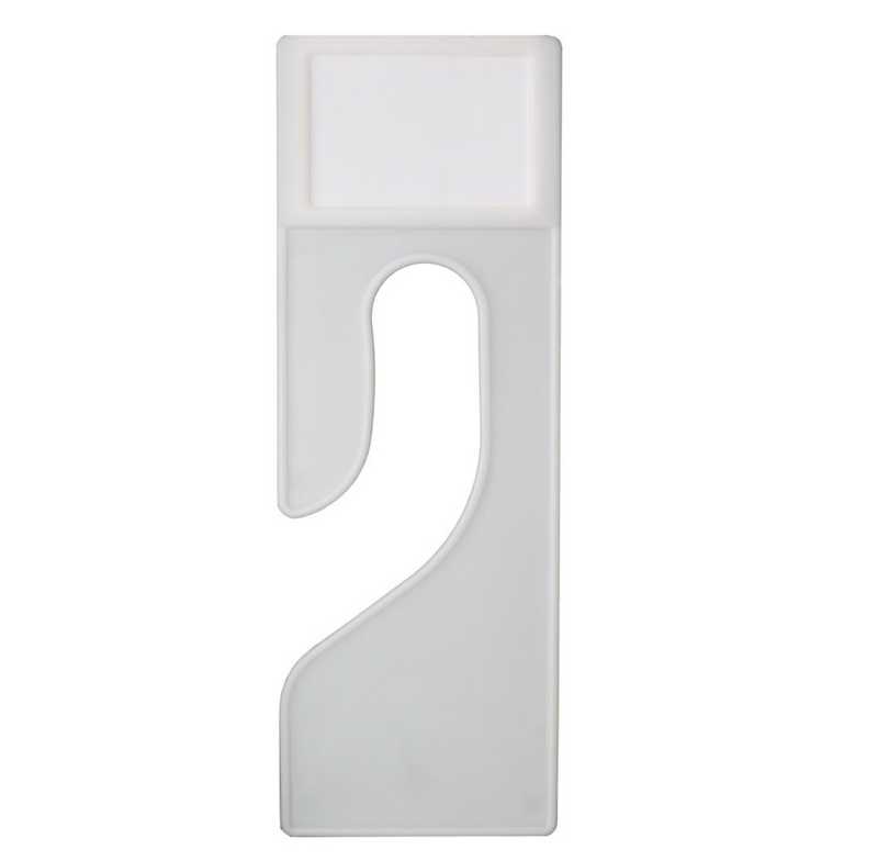 Clear/crystal plastic "window" Dividers