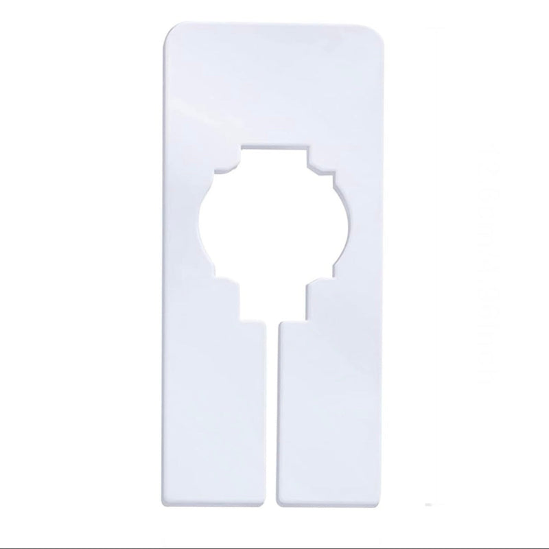 30 Rectangle White plastic Dividers ("melba-toast")