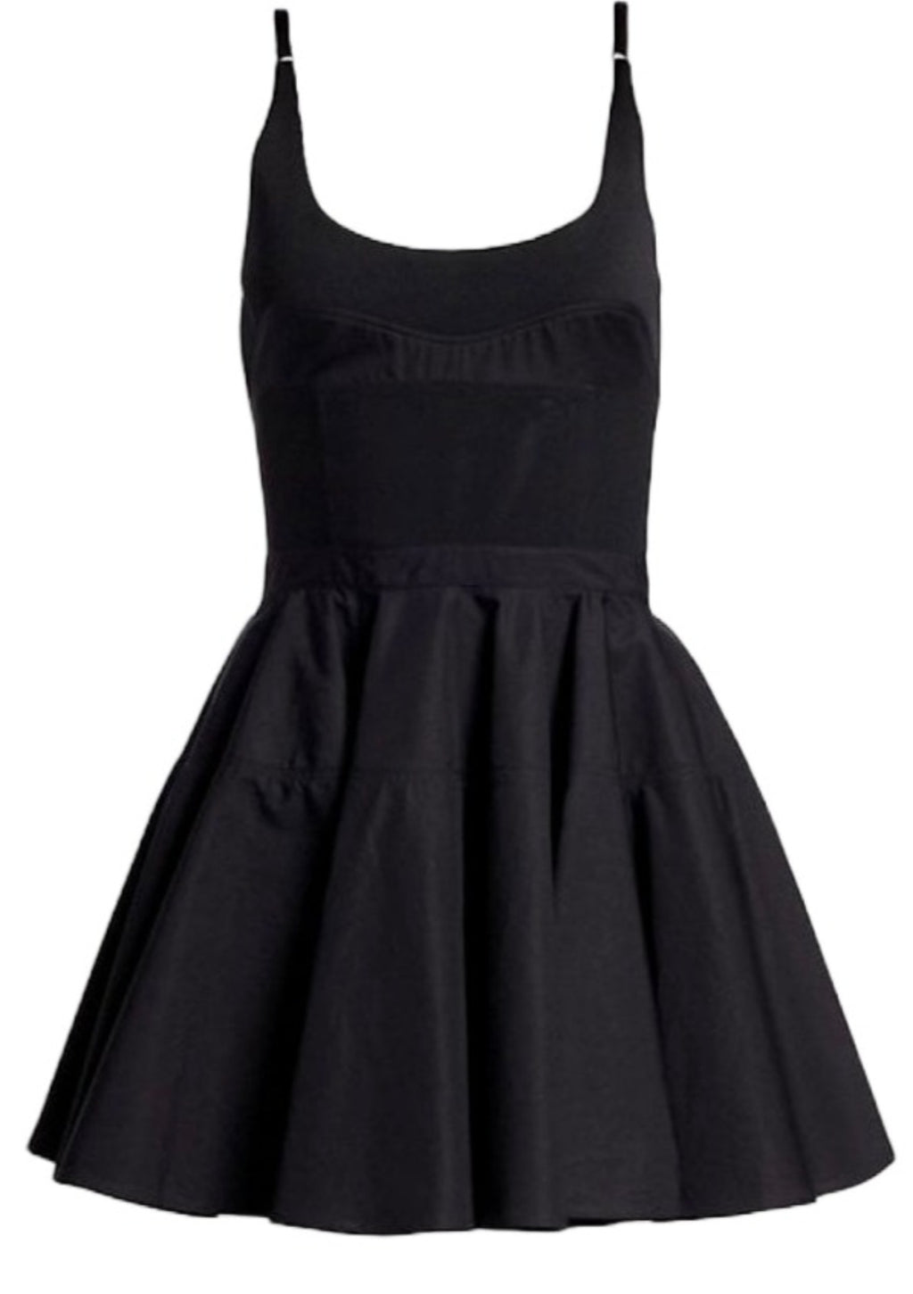 ALEXANDER WANG Women's black poplin fit & flare mini dress, 4 – IMIJ