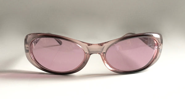 GUESS mauve clear oval frames and tinted lenses