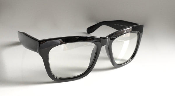 DAZED N CONFUSED black chunky square glasses w/ anti reflective lens