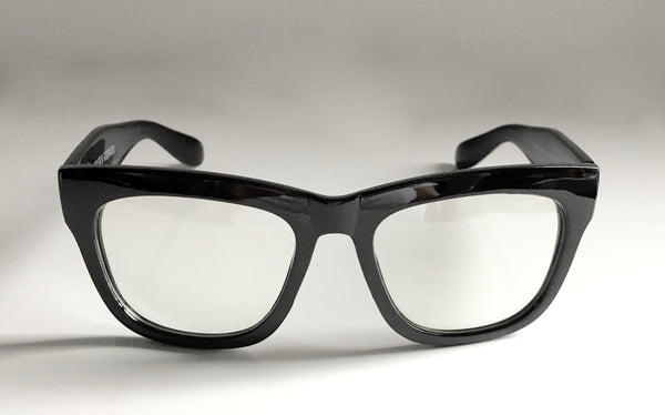 DAZED N CONFUSED black chunky square glasses w/ anti reflective lens