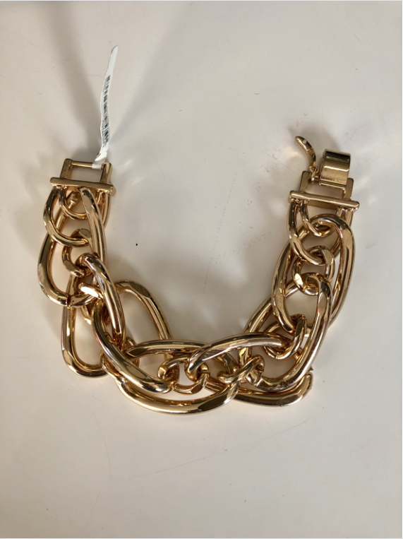 BANANA REPUBLIC gold chunky chain bracelet
