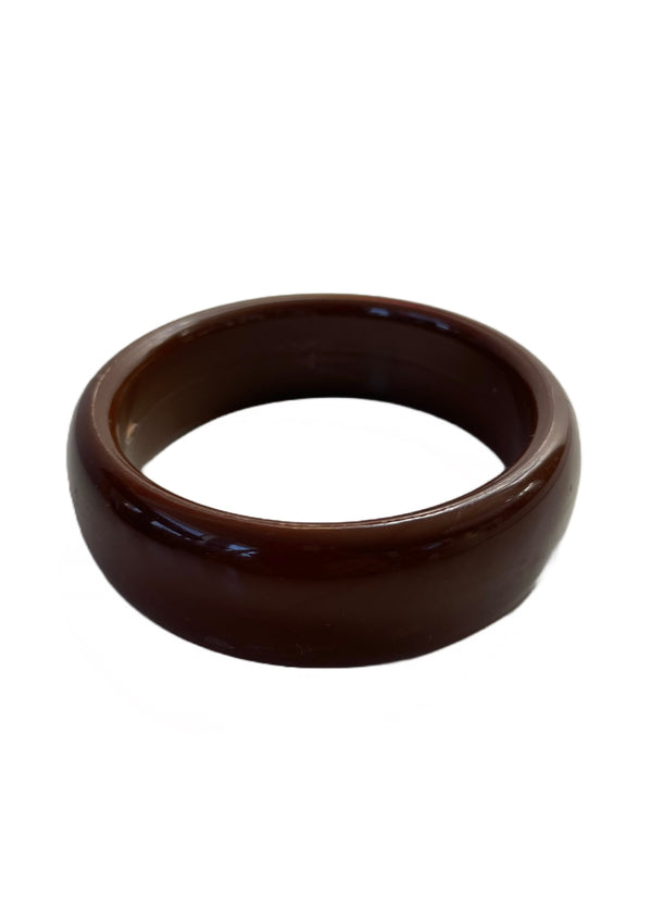 BRACELET brown plastic bangle