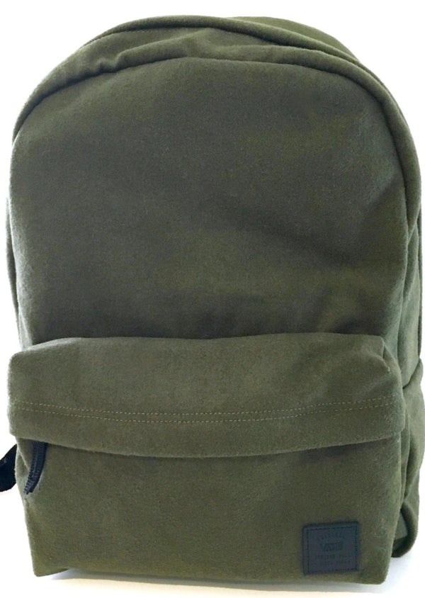 VANS army green wool backpack