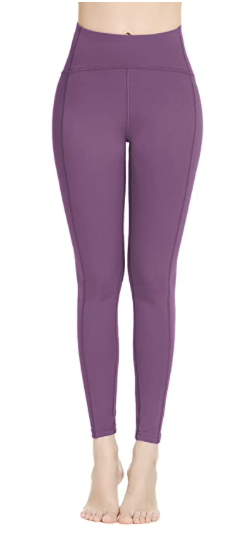 QUEENIEKE Women's faded purple yoga pant, L