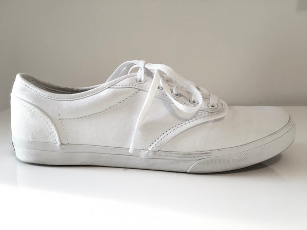 DIVIDED H&M white lace up sneaker, 38